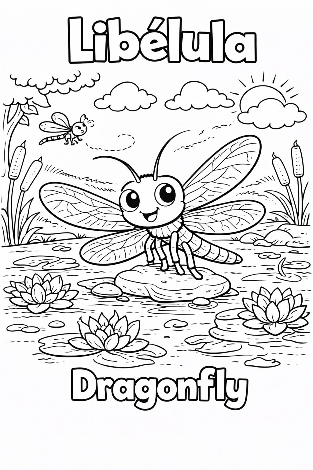 Insectos Party: Libro para colorear bilingue espanol/ingles PDF