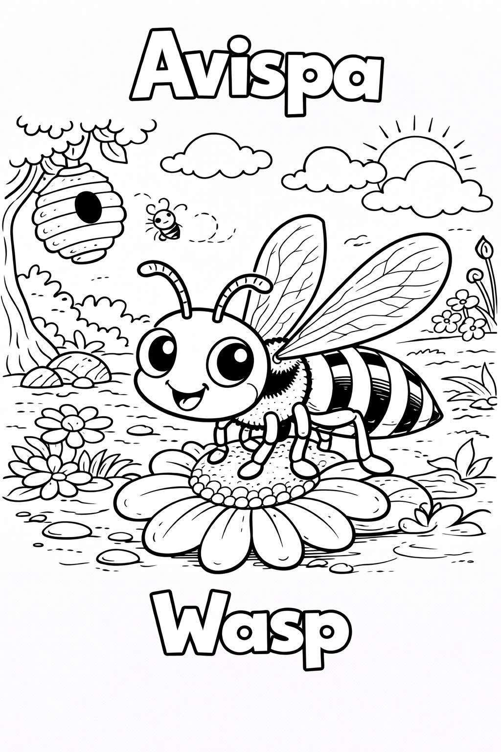 Insectos Party: Libro para colorear bilingue espanol/ingles PDF